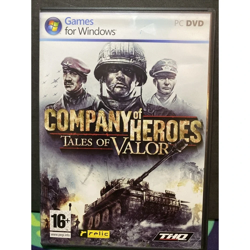 THQ Company Of Heroes Tales Of Valor Strategy Action WWII PC Windows Game